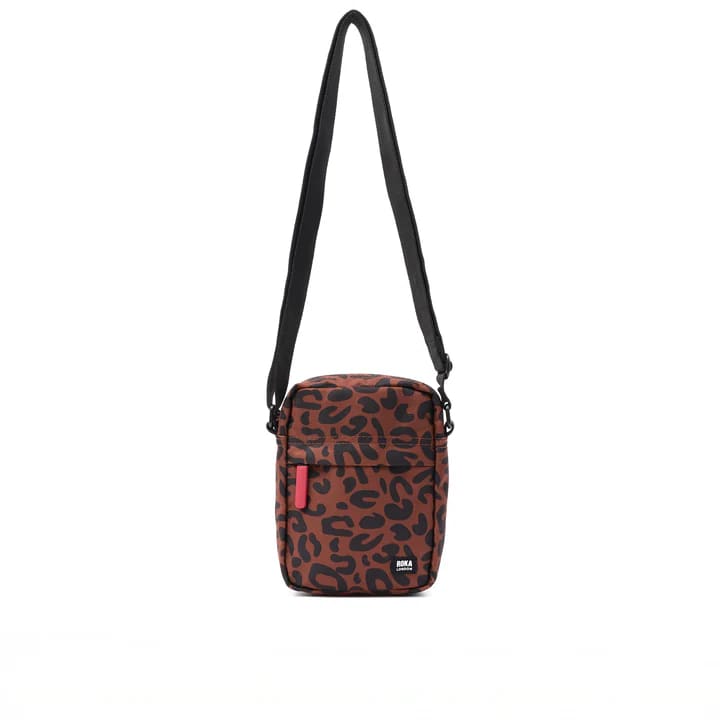 Roka - Scarlet Leopard Print Bond Recycled Canvas - Small