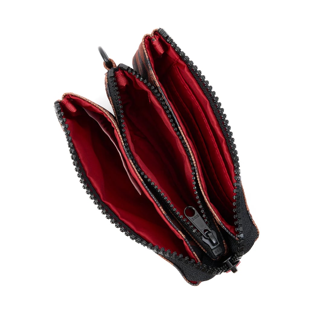 Roka - Carnaby Scarlet Leopard Print Recycled Canvas - Small