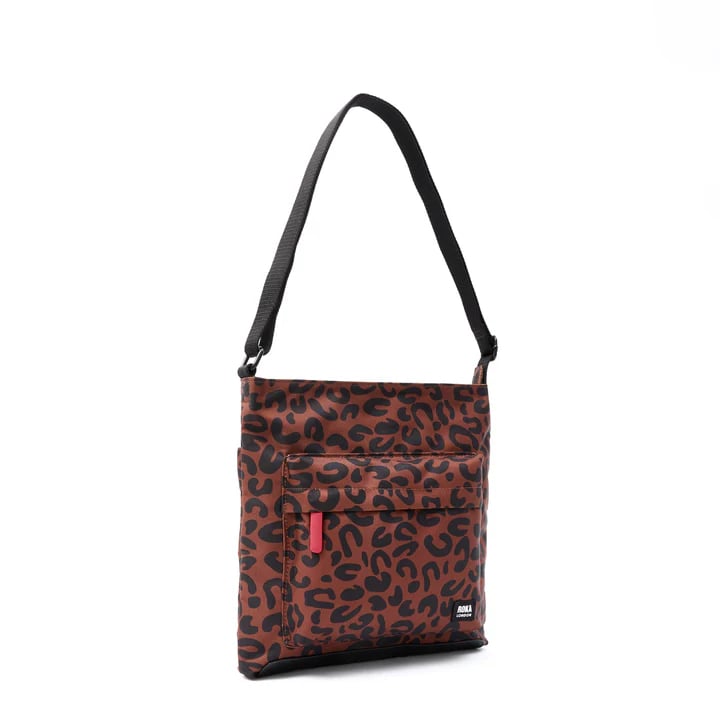 Roka - Scarlet Leopard Print Kennington B Recycled Canvas - Medium
