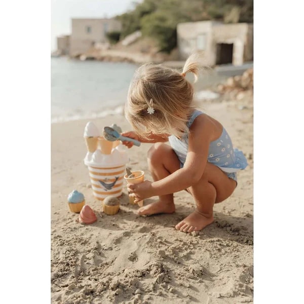 Little Dutch - Ice Cream Bucket Set - Ocean Dreams Blue