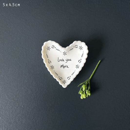 East of India - Scallop Heart Dish - Love you More