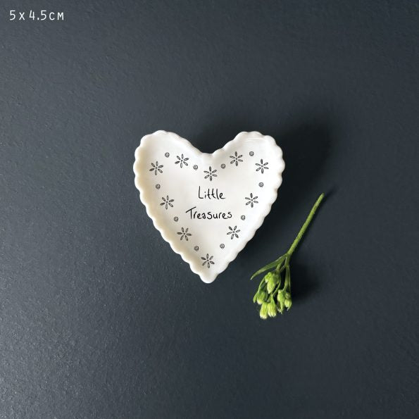 East of India - Scallop Heart Dish - Little Treasures