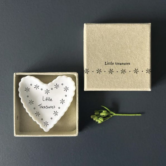 East of India - Scallop Heart Dish - Little Treasures