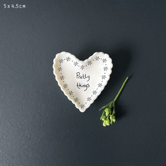 East of India - Scallop Heart Dish - Pretty Things