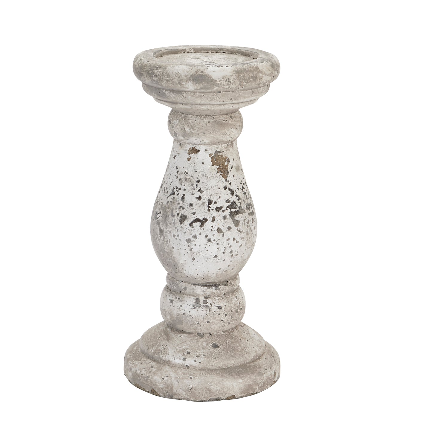 Stone Ceramic Candle Holder - Large