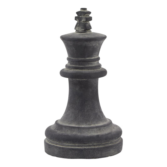 Amalfi Grey Ceramic King Chess Piece