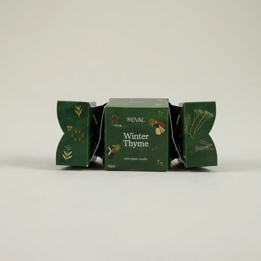 St Eval - Winter Thyme Christmas Cracker Votive