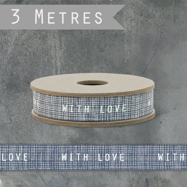 East of India - 3m Geometric Ribbon - With Love