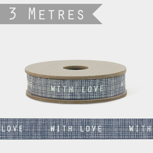 East of India - 3m Geometric Ribbon - With Love