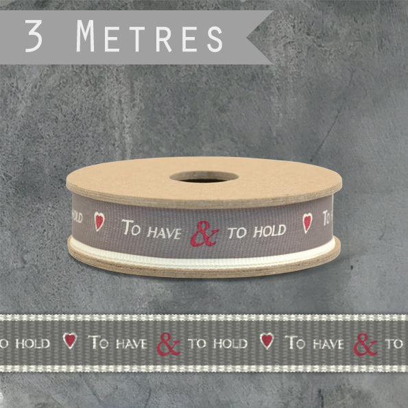 East of India - 3m Ribbon - To Have And To Hold