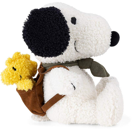 Snoopy With Woodstock In Backpack