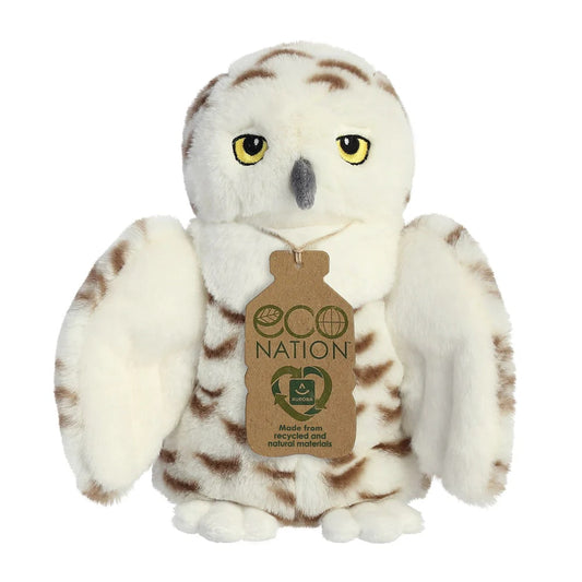 Aurora - Eco Nation Snowy Owl - Recycled Soft Toy