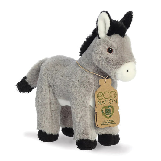 Aurora - Eco Nation Donkey - Recycled Soft Toy