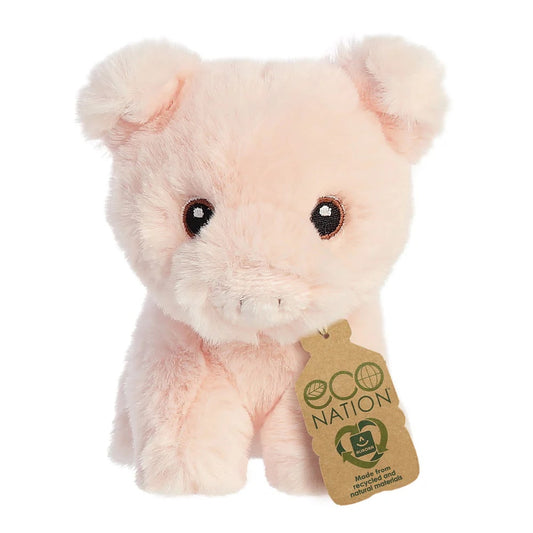 Aurora - Eco Nation Mini Pig - Recycled Soft Toy