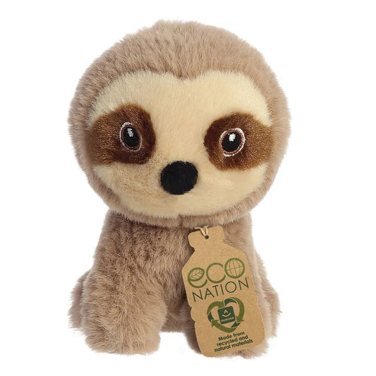 Aurora - Eco Nation Mini Sloth - Recycled Soft Toy