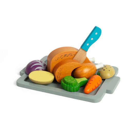 Bigjigs - Wooden Roast Dinner Set