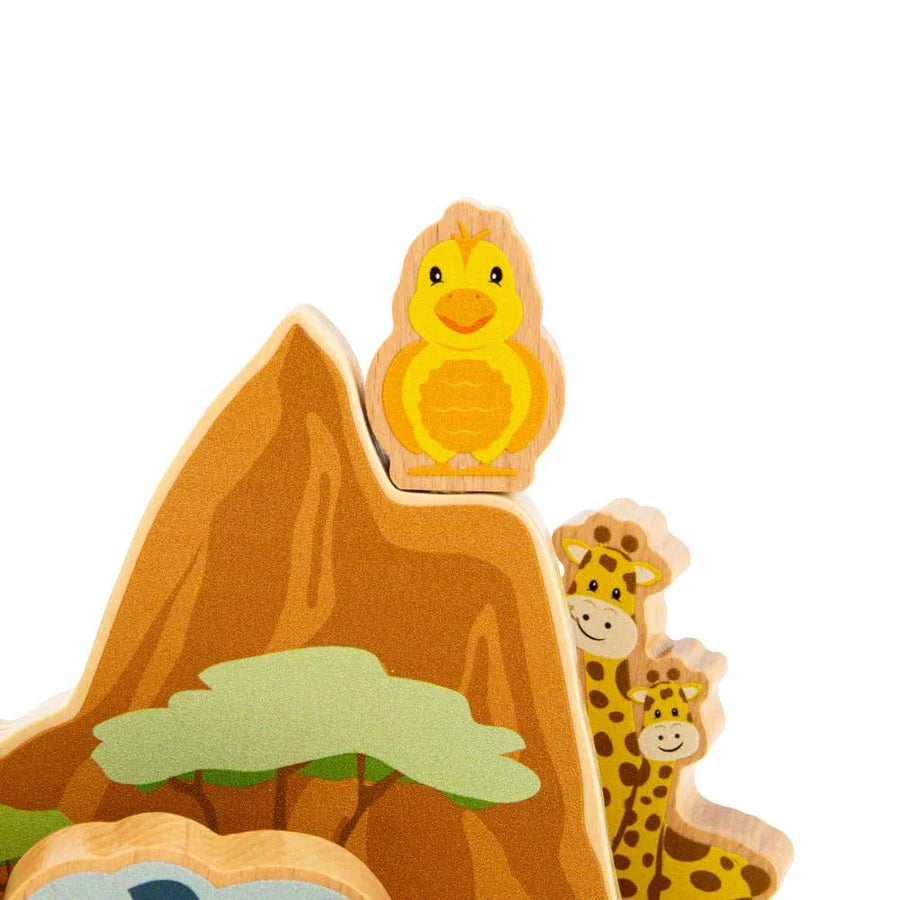 Bigjigs Toys - Wooden Safari Wobble Board