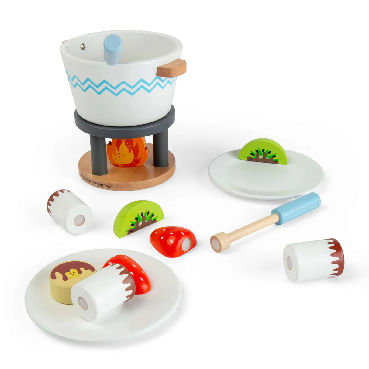 Bigjigs Toys - Wooden Chocolate Pot For Two