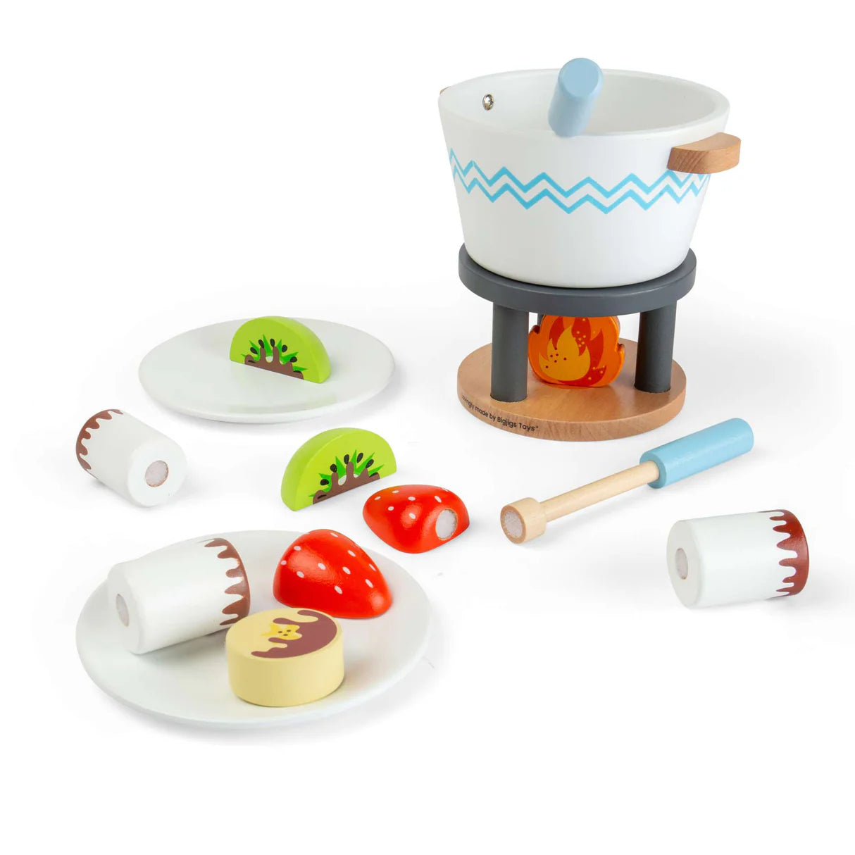 Bigjigs Toys - Wooden Chocolate Pot For Two
