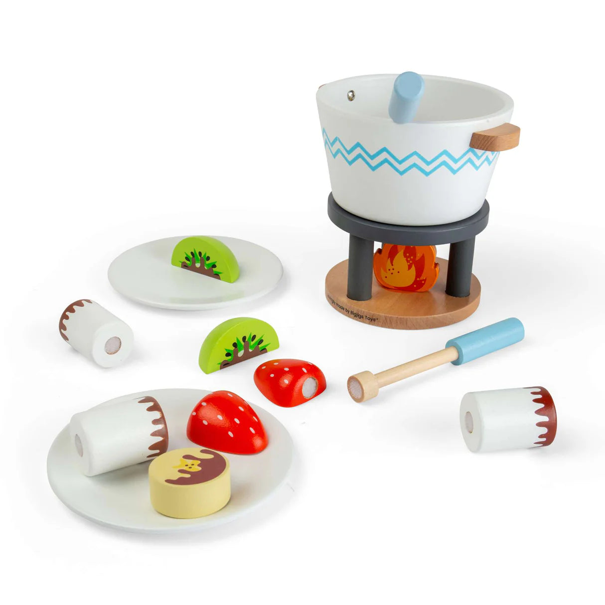 Bigjigs Toys - Wooden Chocolate Pot For Two