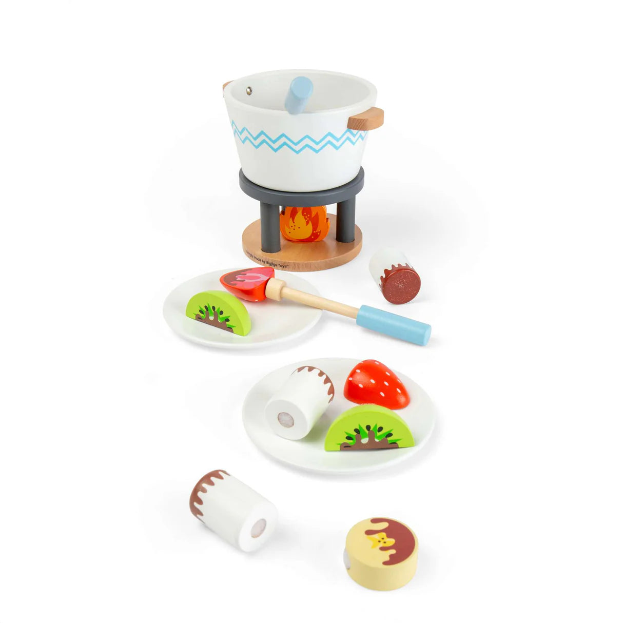 Bigjigs Toys - Wooden Chocolate Pot For Two