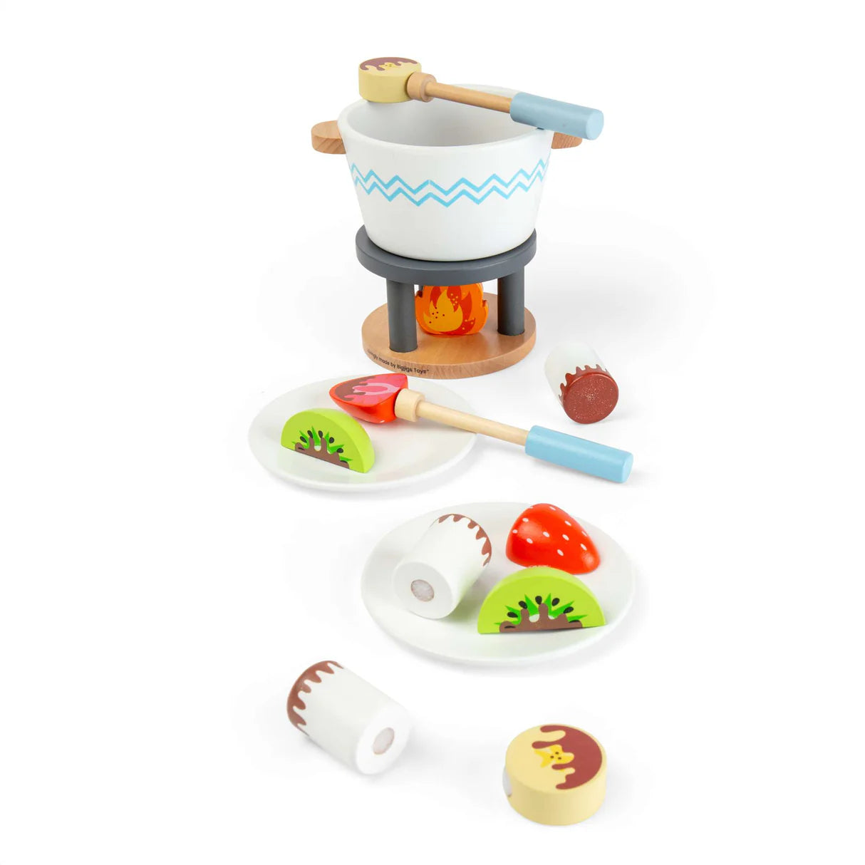 Bigjigs Toys - Wooden Chocolate Pot For Two