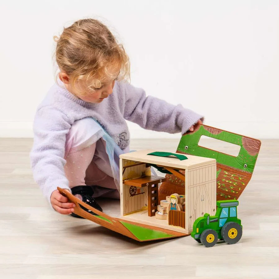 Bigjigs Toys - Farm On The Go