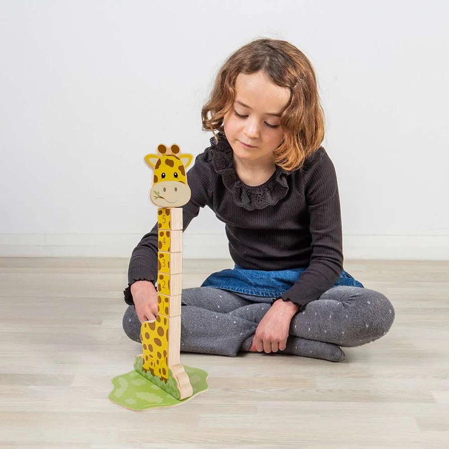Bigjigs Toys - Counting Wobble Neck Giraffe