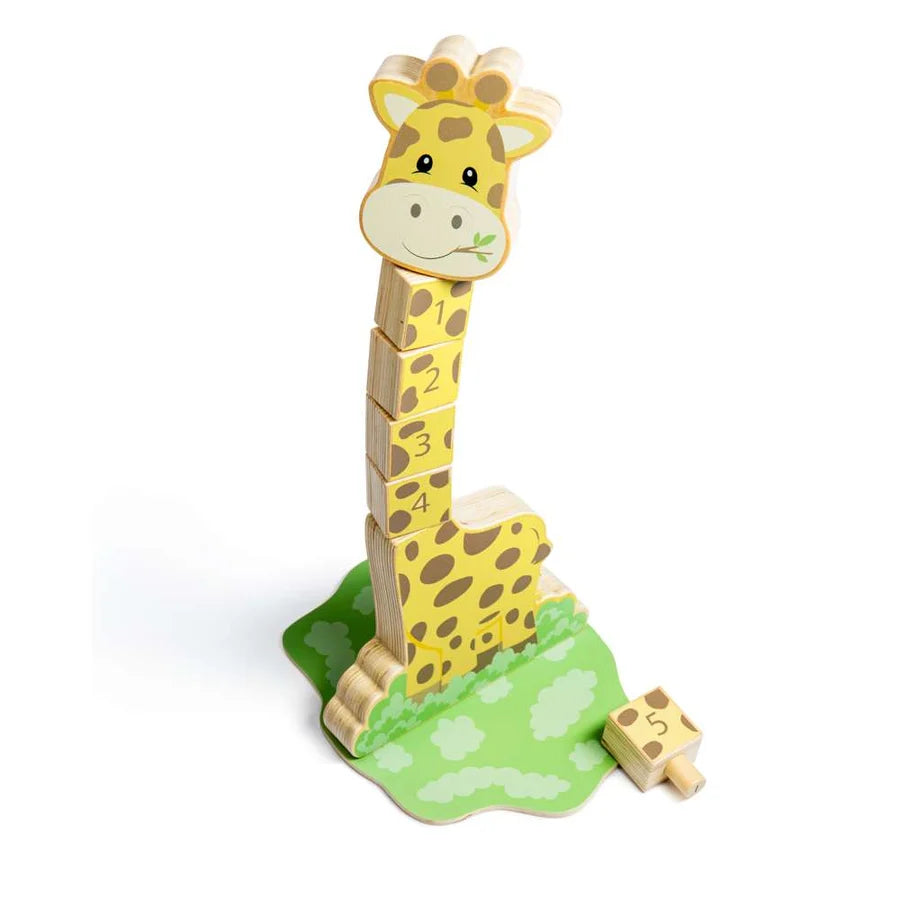 Bigjigs Toys - Counting Wobble Neck Giraffe