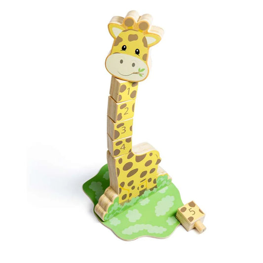 Bigjigs Toys - Counting Wobble Neck Giraffe