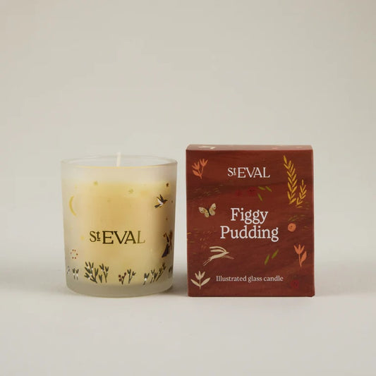 St Eval - Christmas Figgy Pudding Wonderland Glass Candle