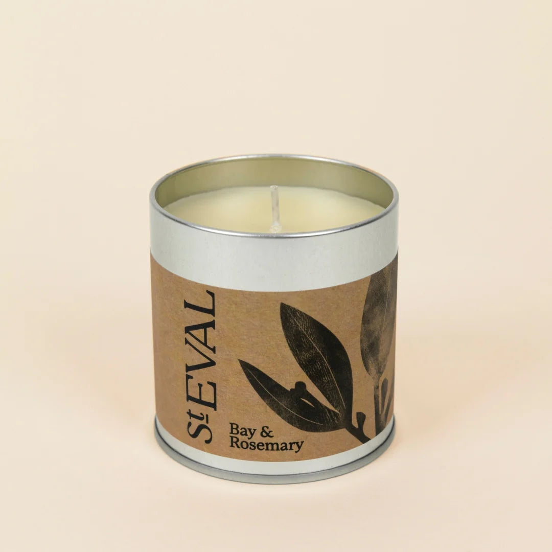 St Eval - Bay & Rosemary Scented Candle Tin