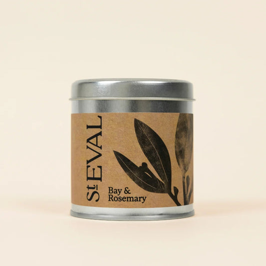 St Eval - Bay & Rosemary Scented Candle Tin