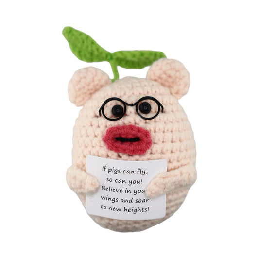 The Happy Fruit & Veg Farm - Positive Pig with Glasses