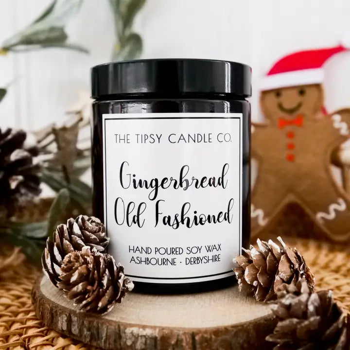 The Tipsy Candle Co - Gingerbread Old Fashioned Scented Candle