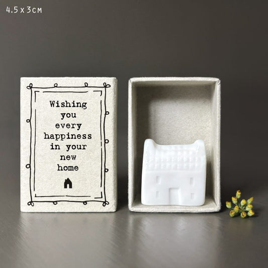 East of India - Matchbox  Porcelain House - New Home