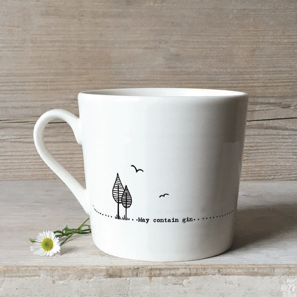 East of India - Wobbly Mug - May Contain Gin