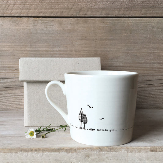 East of India - Wobbly Mug - May Contain Gin