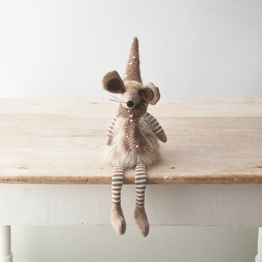 Natural Sitting Mouse - 44cm