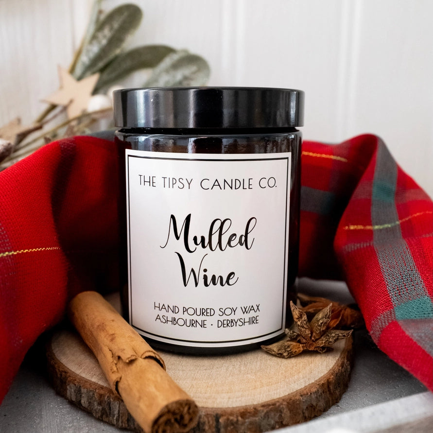 The Tipsy Candle Co - Mulled Wine Scented Candle