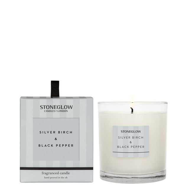 Stoneglow - Modern Classics - Silver Birch & Black Pepper Scented Candle