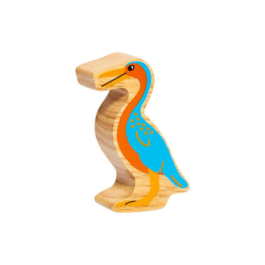 Lanka Kade - Wooden Orange & Blue Hesperornis