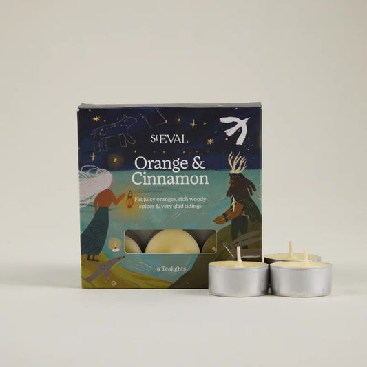 St Eval - Orange & Cinnamon Christmas Scented Tea Lights