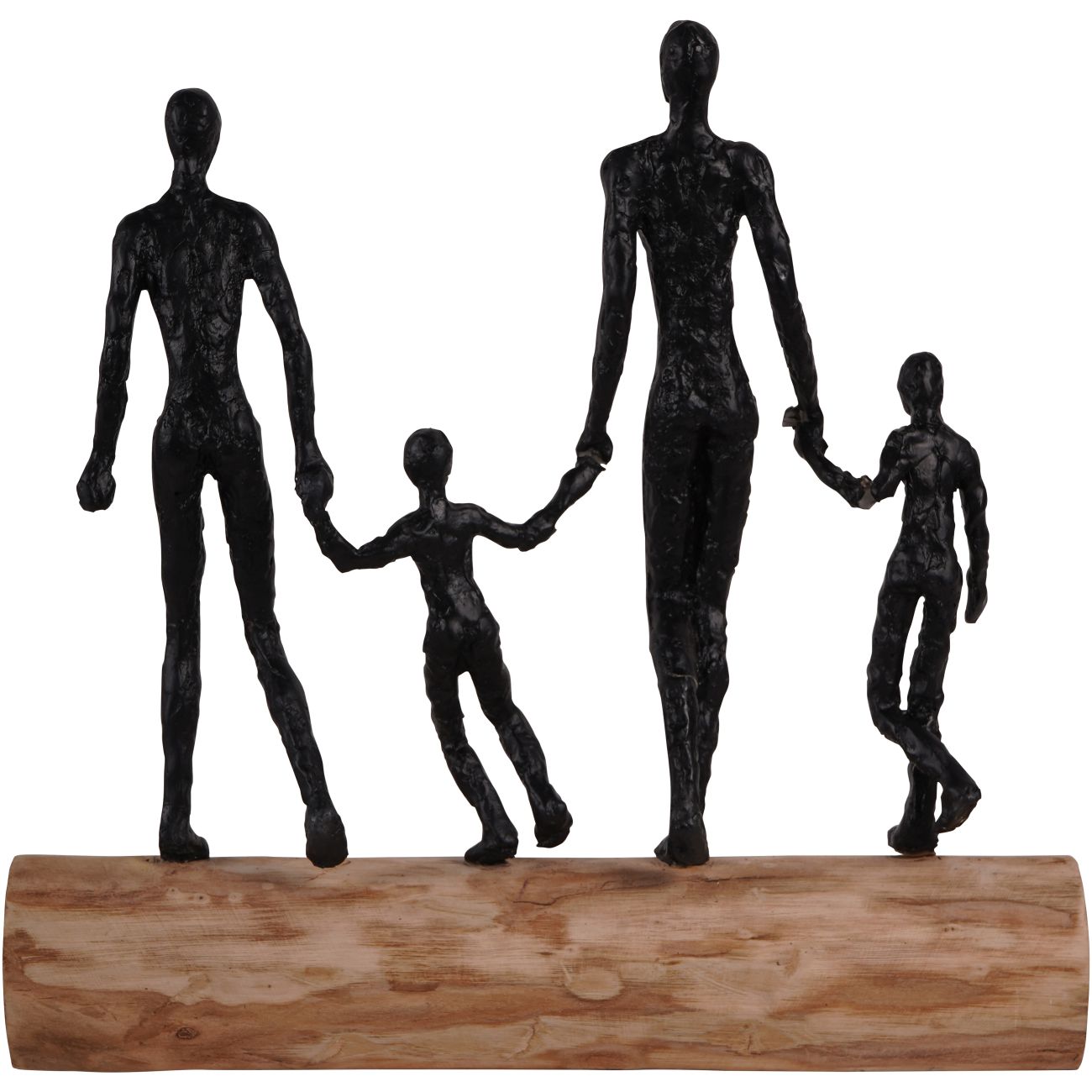 Loving Family on Wooden Stand