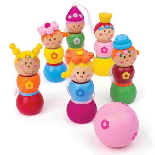 Bigjigs Toys - Wooden Fairy Skittles