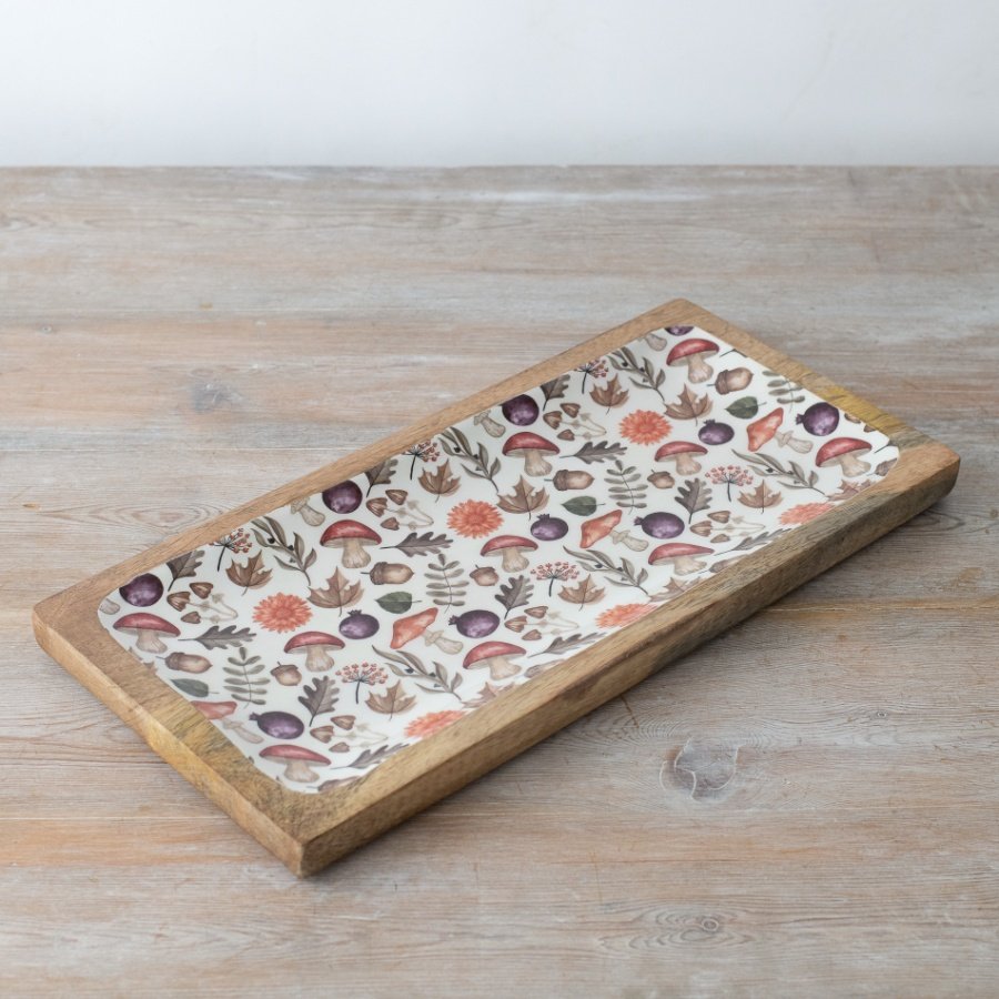 Mushroom Serving Tray - 30cm
