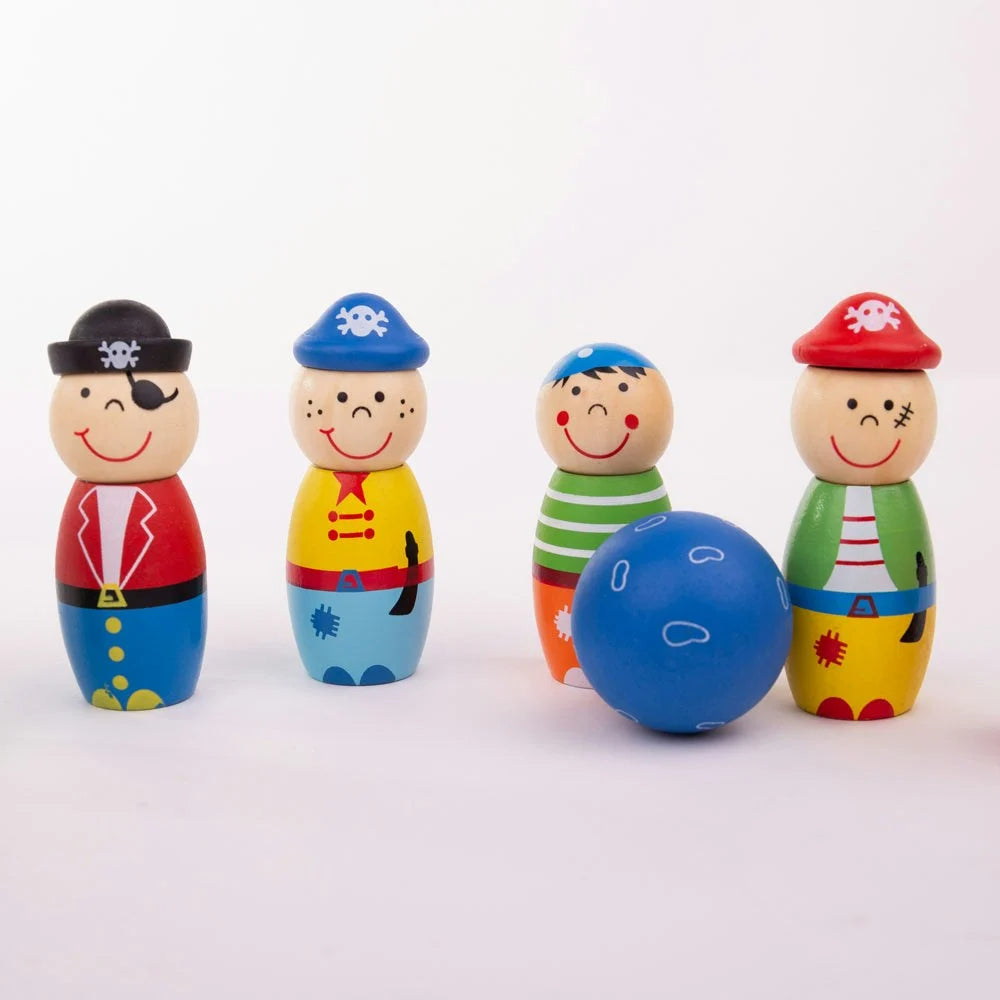 Bigjigs Toys - Wooden Pirate Skittles