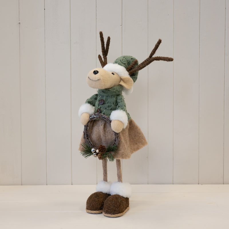 Felt Standing Christmas Female Elk