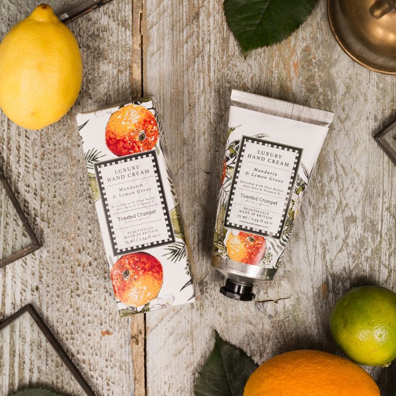 Toasted Crumpet - Mandarin & Lemon Grove Luxury Hand Cream