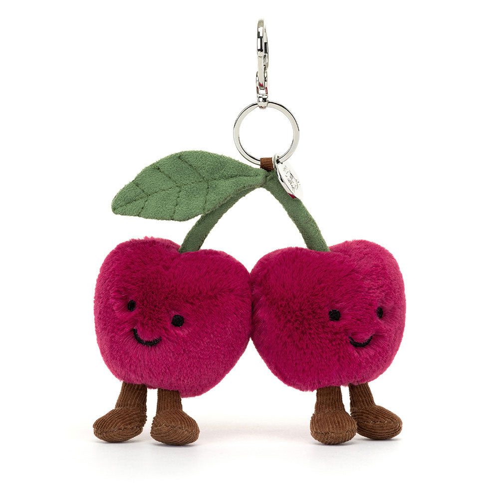 Jellycat - Amuseables Cherries Bag Charm - MAXIMUM ONE PER CUSTOMER